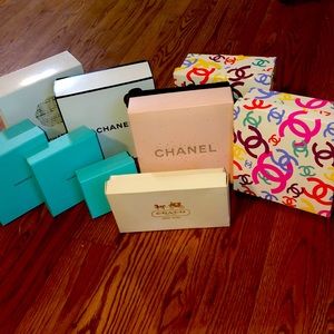 Assortment of Authentic gift boxes